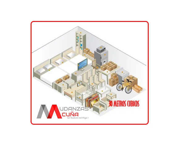 Bodegaje y almacenamiento Bodega de 30 metros cubicos
