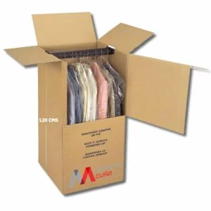 caja ropero para prendas de ropa en mudanzas