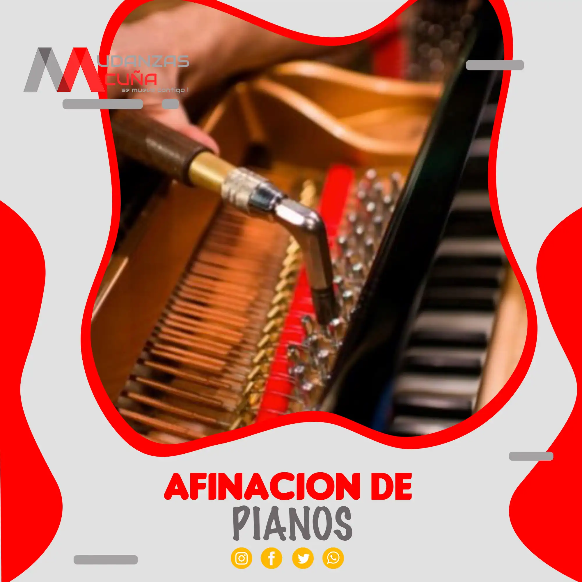 Afinacion de pianos vertical y de cola