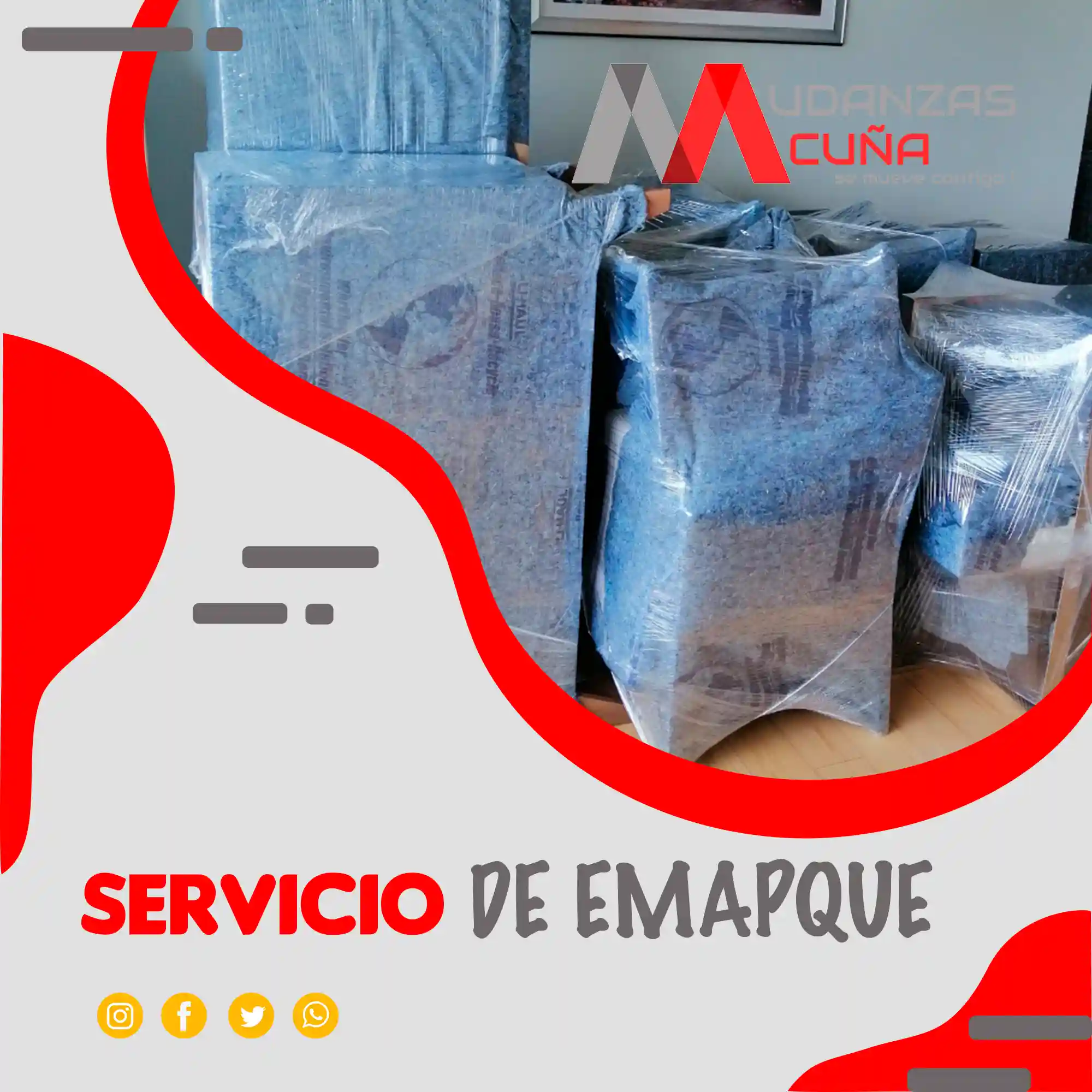 Servicio de embalaje en bogota colombia